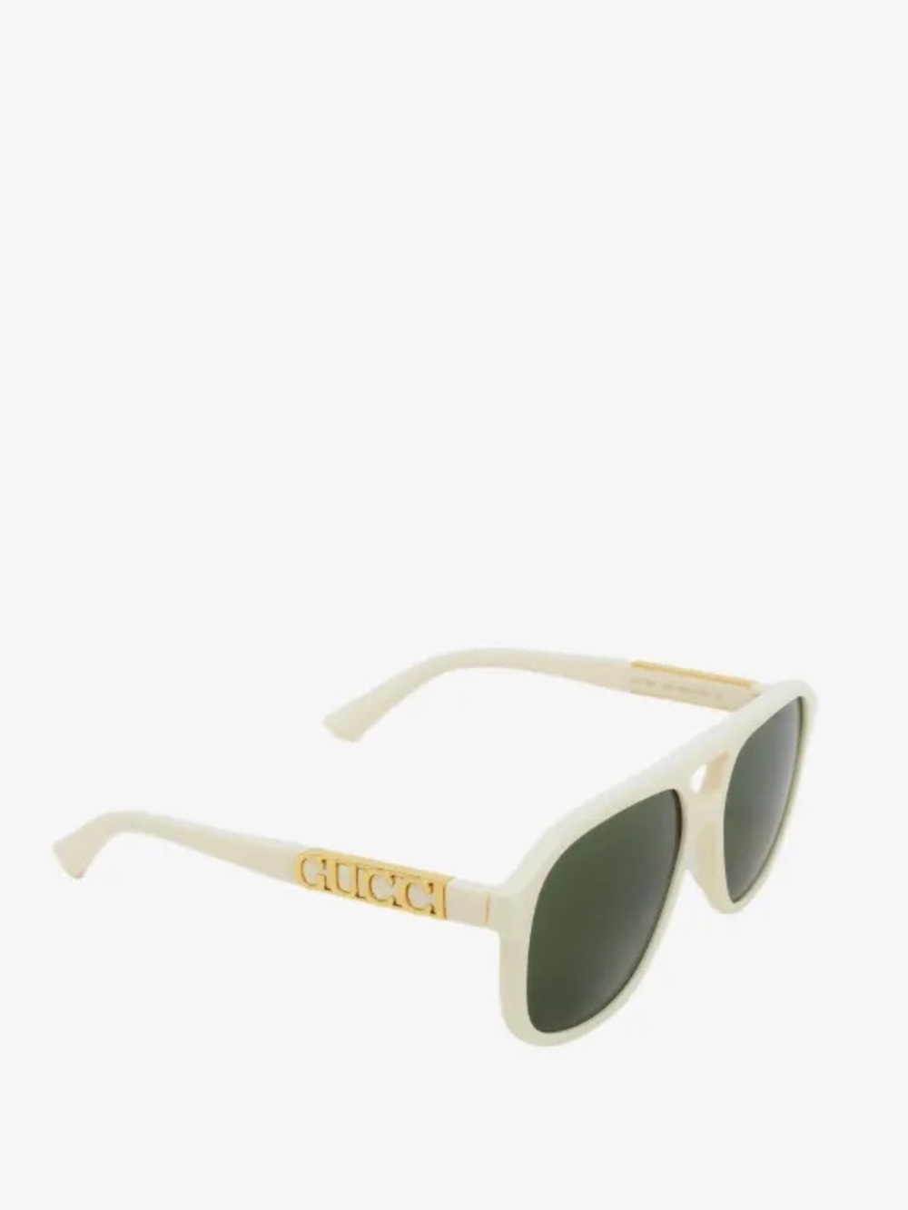 Gucci Eyewear Classic pilot-frame gold-tone grey tinted lenses sunglasses